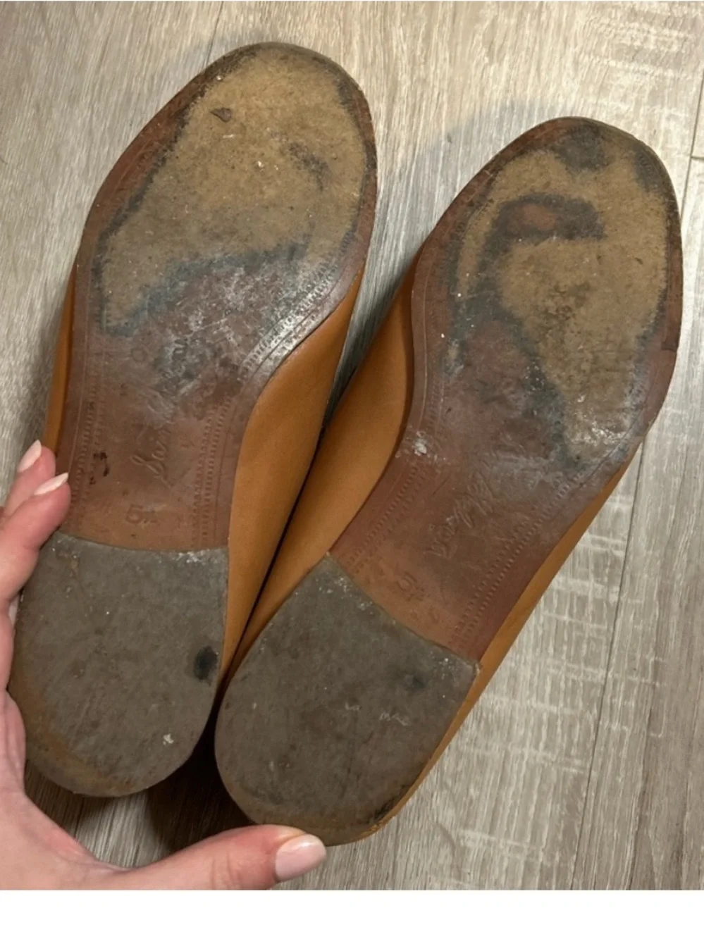 Sam Edelman Tan Loraine Bit Loafers Size 5.5